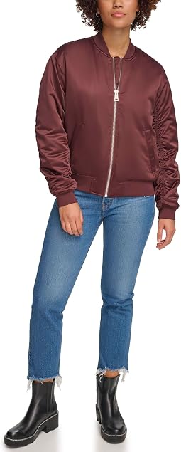 Levi's® Fashion Bomber с рюшами на рукавах