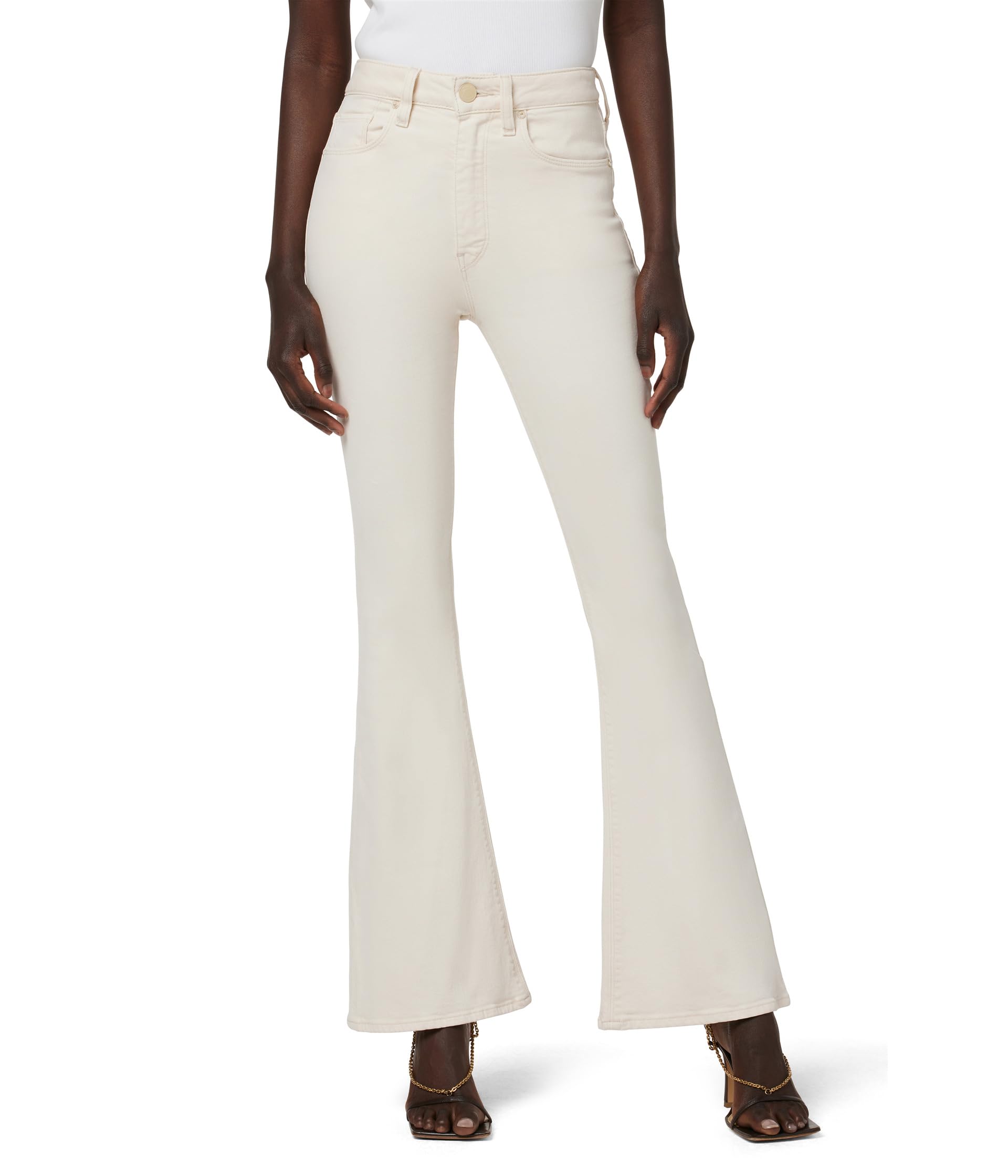 Holly High-Rise Flare Barefoot in Egret