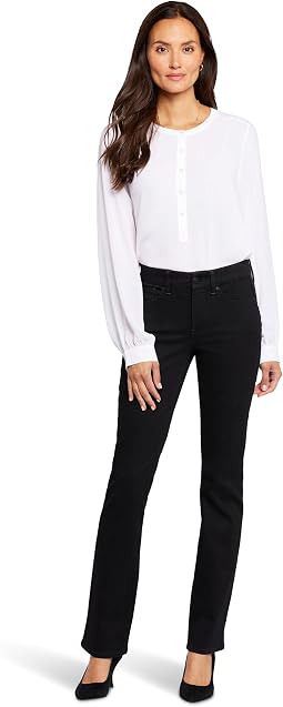 NYDJ джинсы Marilyn Straight Black