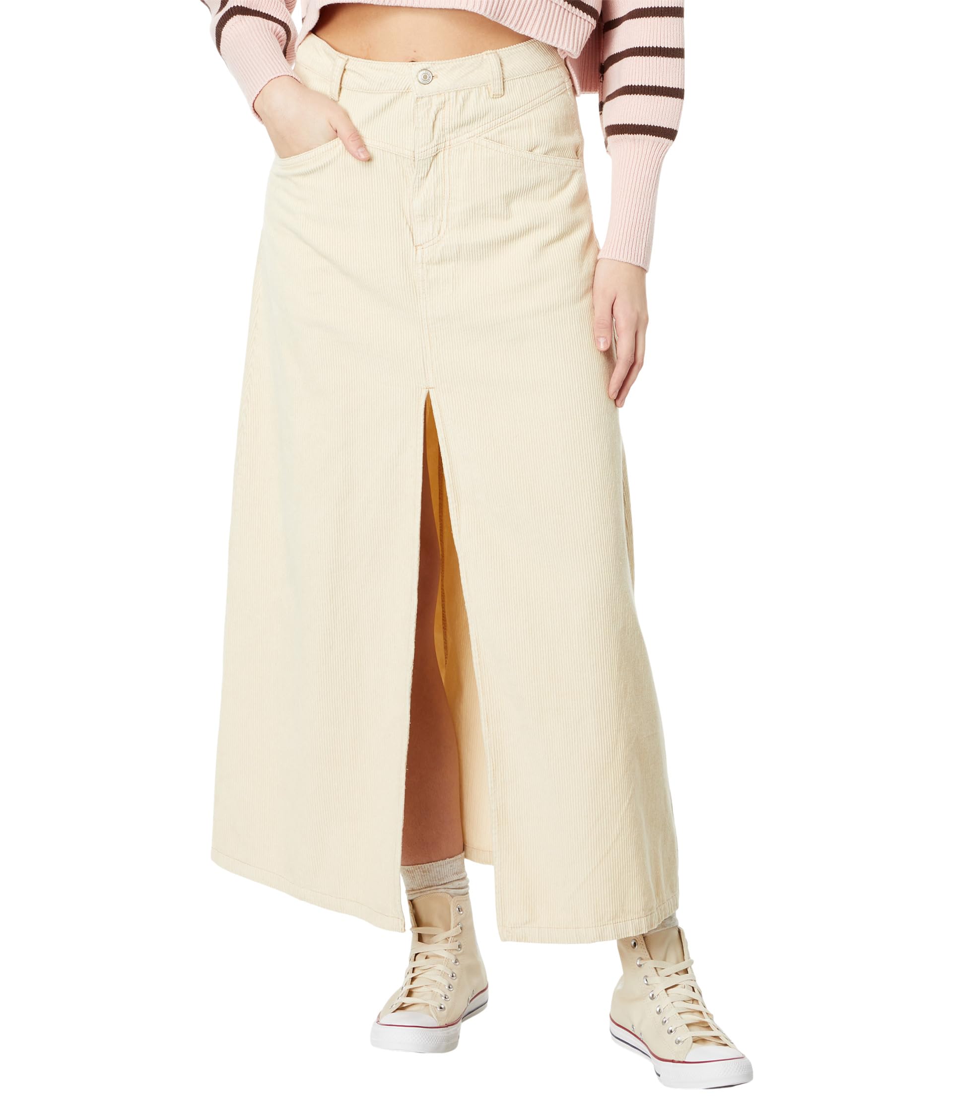 Come As You Are Cord Skirt