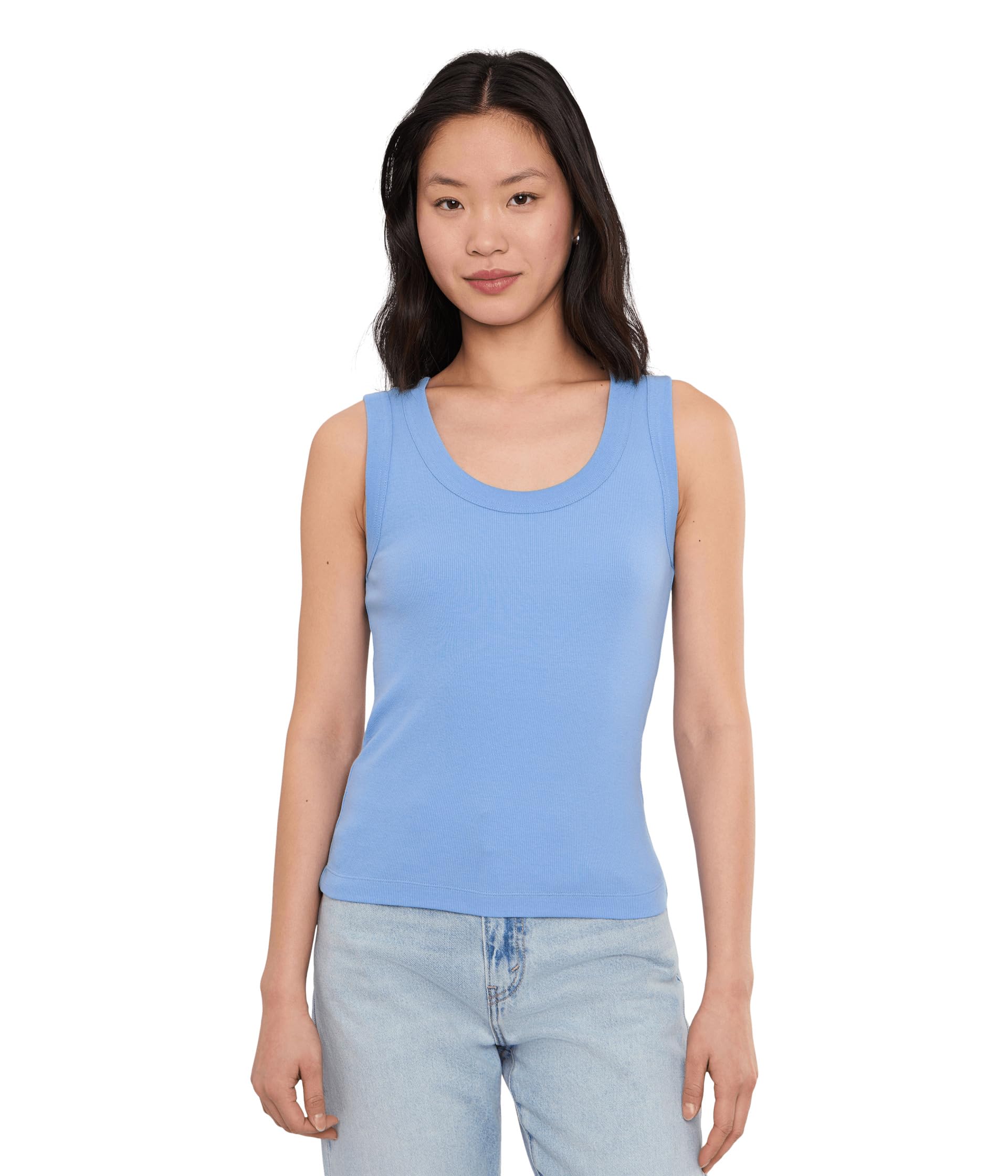 Petite Perfect Knit Rib Scoop Tank