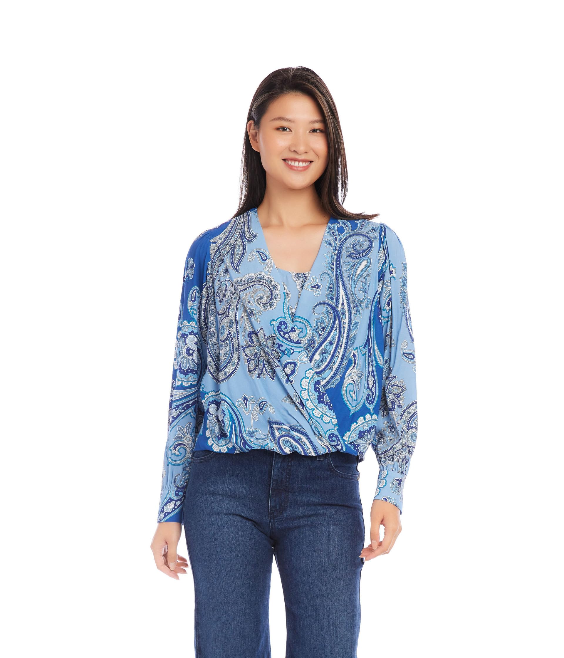 Drape Front Top