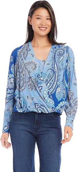 Drape Front Top