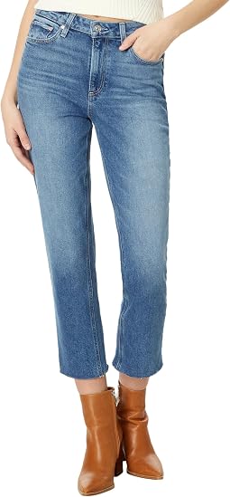 Джинсы Paige High-Rise Brigitte Raw Hem Cuf в цвете Stronghold