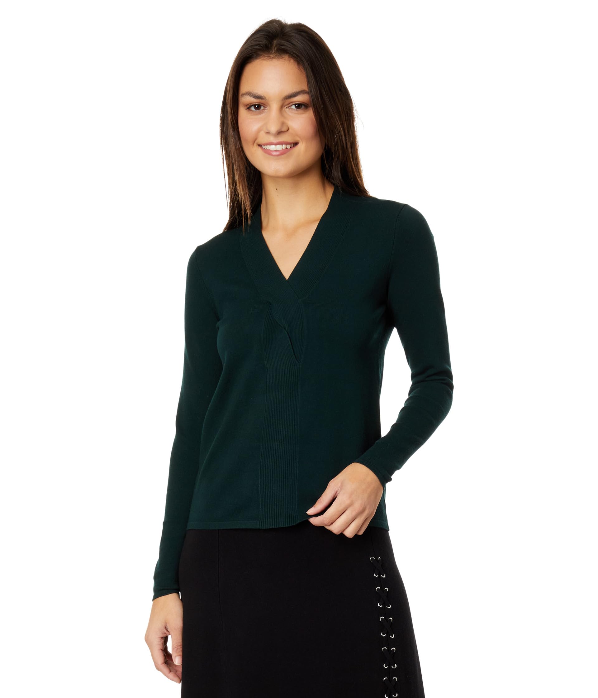 Marella Fitted Sweater w/ Twist Detail