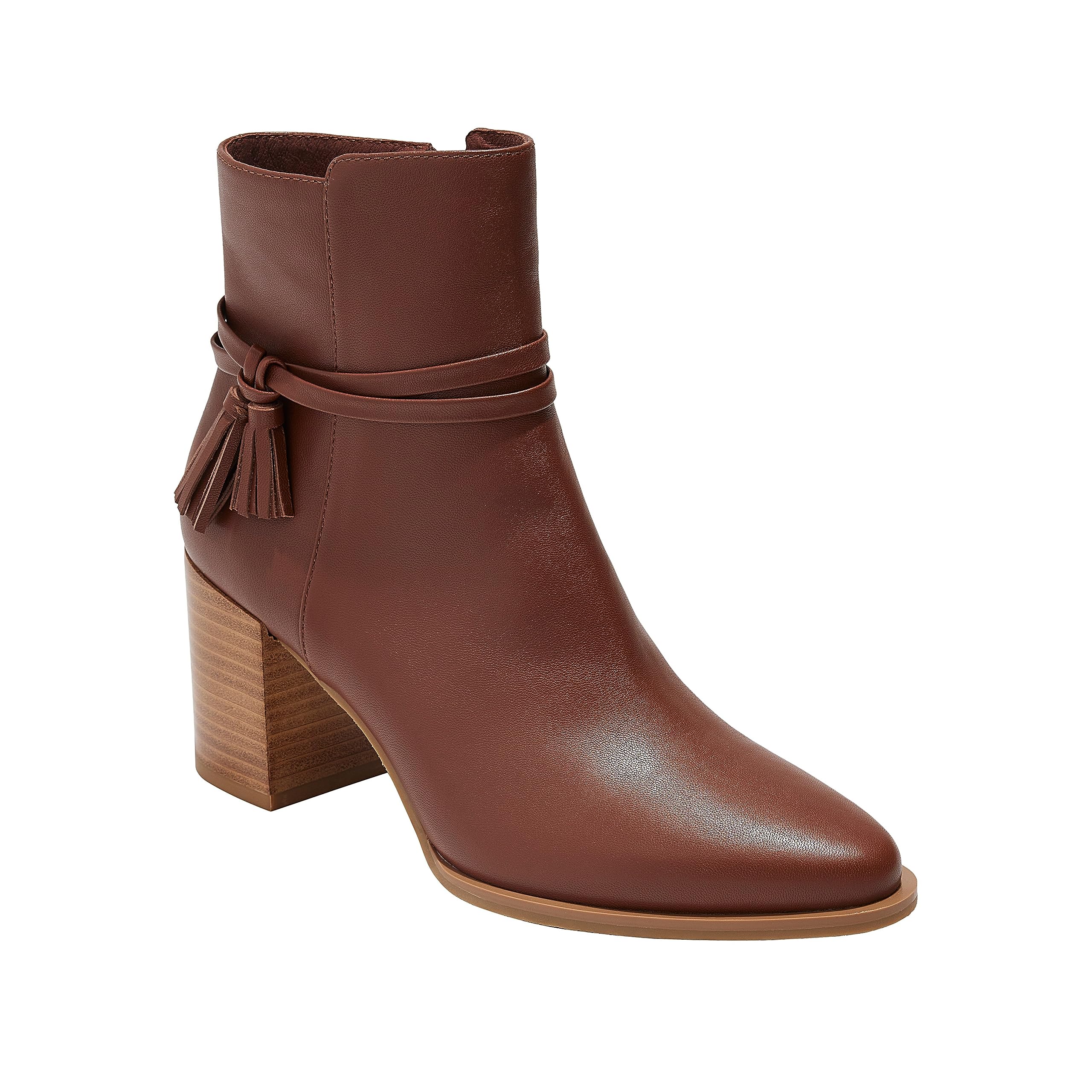 Timber Tassel Bootie - Leather