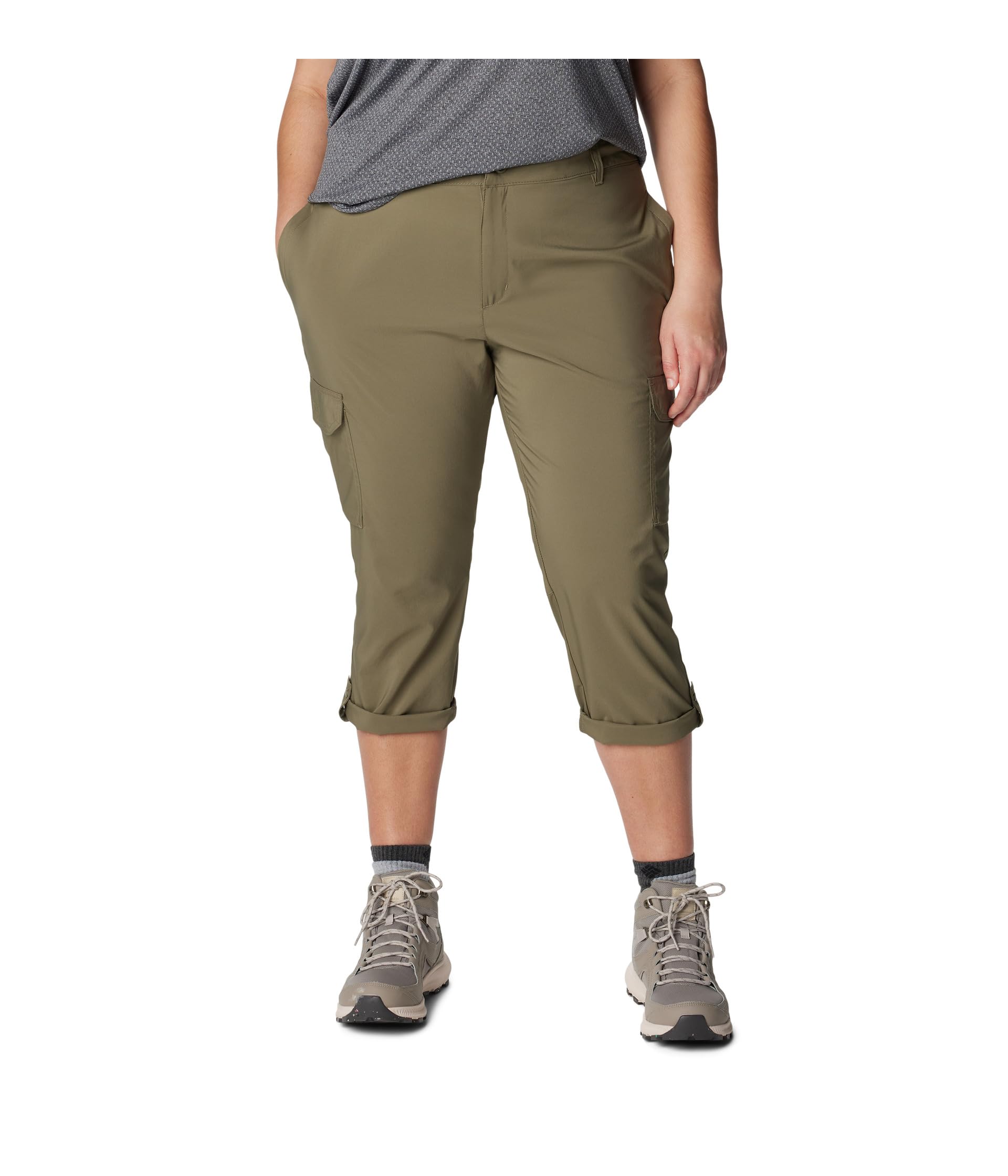 Plus Size Silver Ridge Utility™ Capris