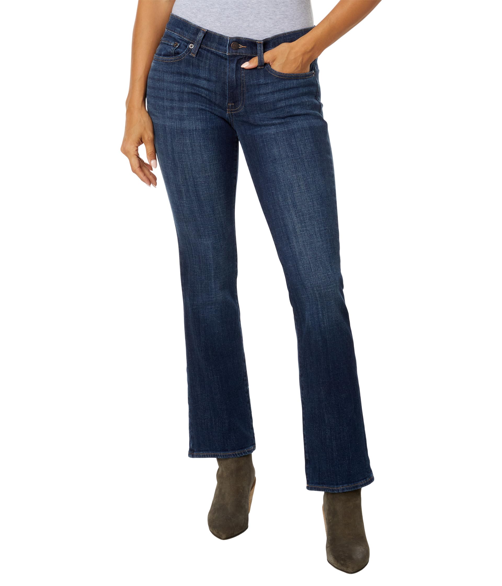 Mid-Rise Sweet Boot Jeans in Agate