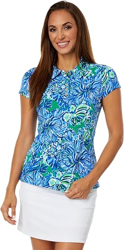 Frida Scallop Polo Upf 50+