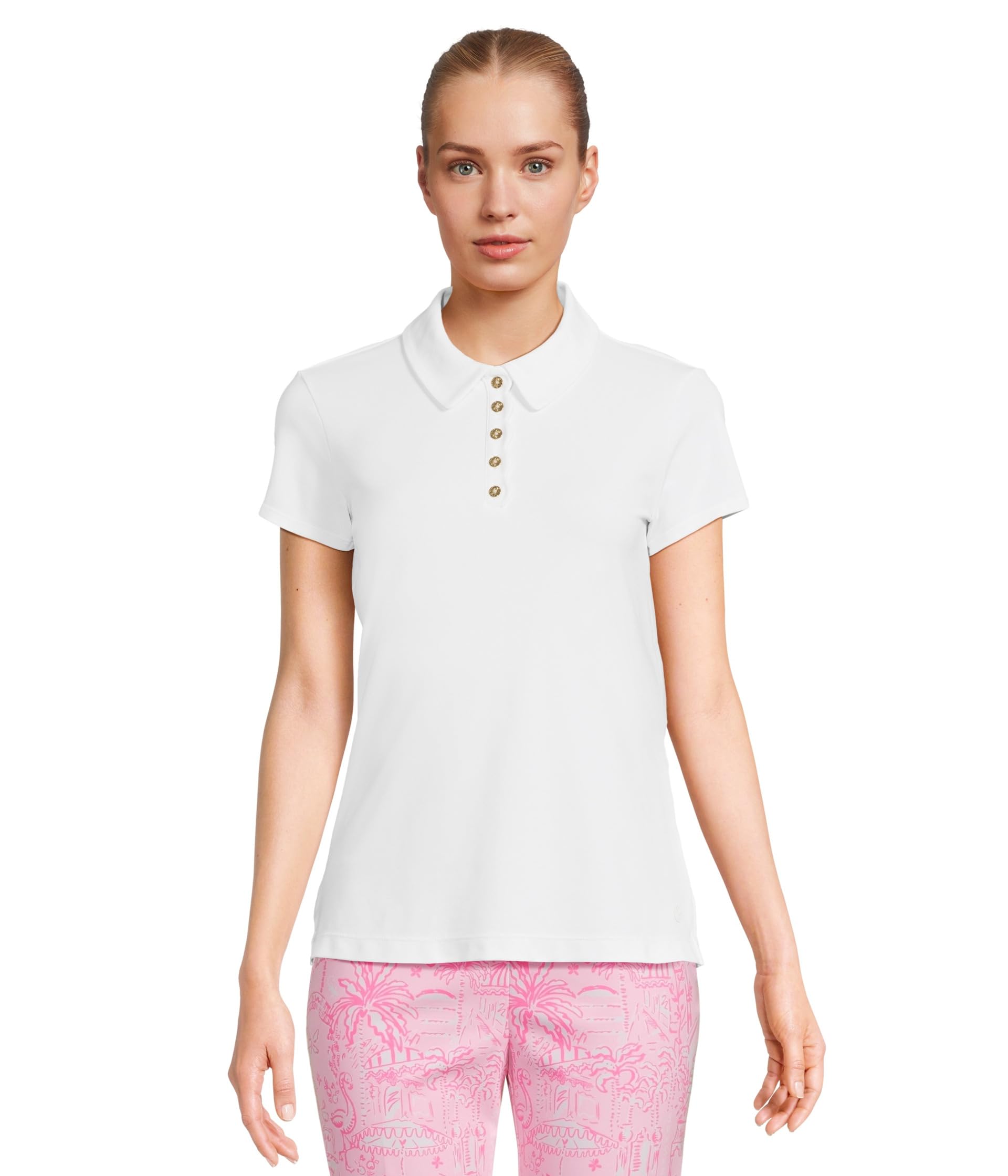 Frida Scallop Polo Upf 50+