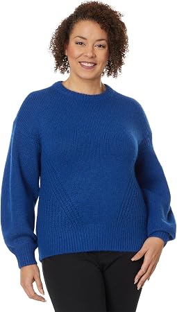 Madewell Plus Simone клиновидный свитер с круглым вырезом