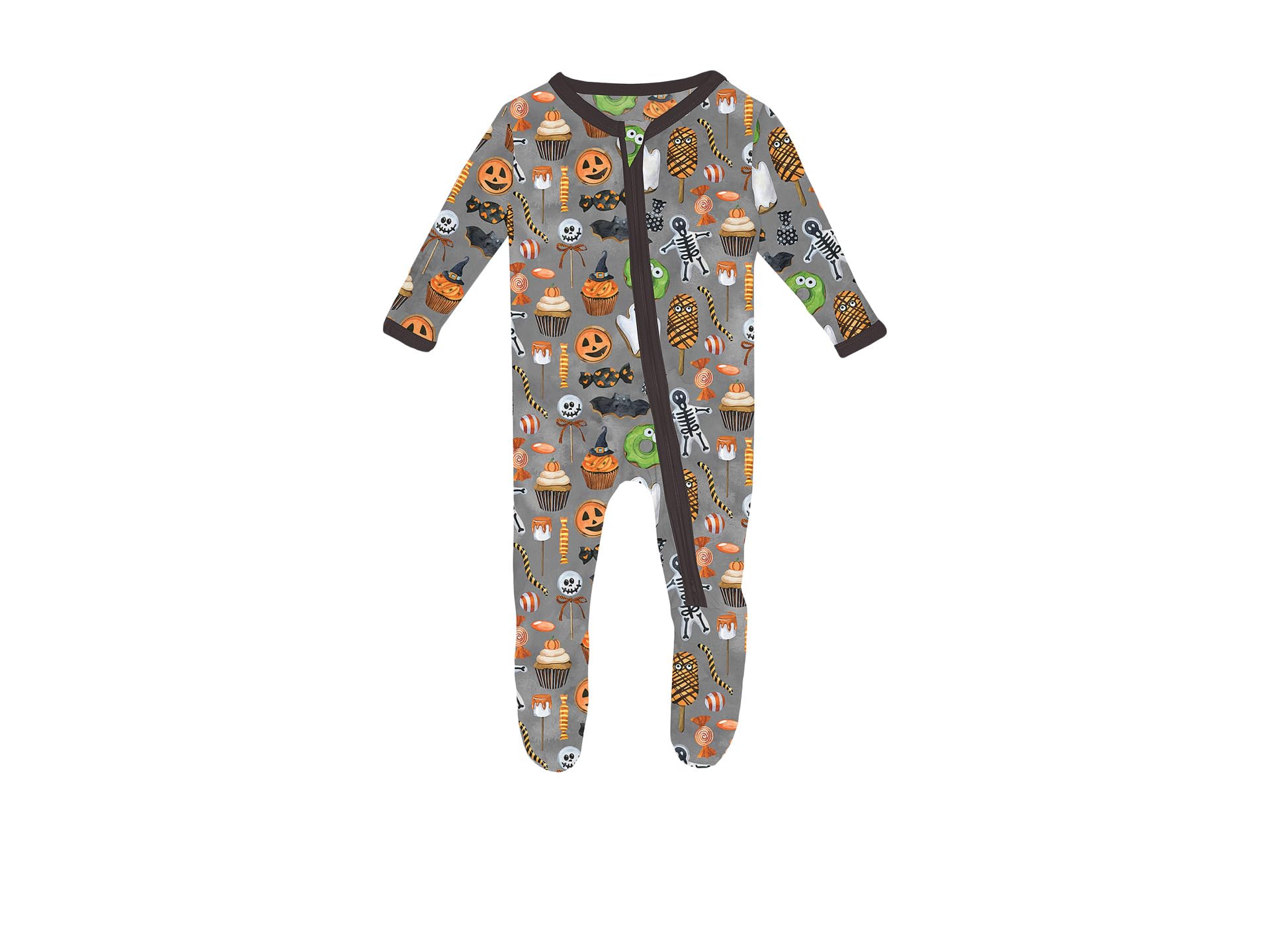 Print Footie with 2 Way Zipper (Infant)