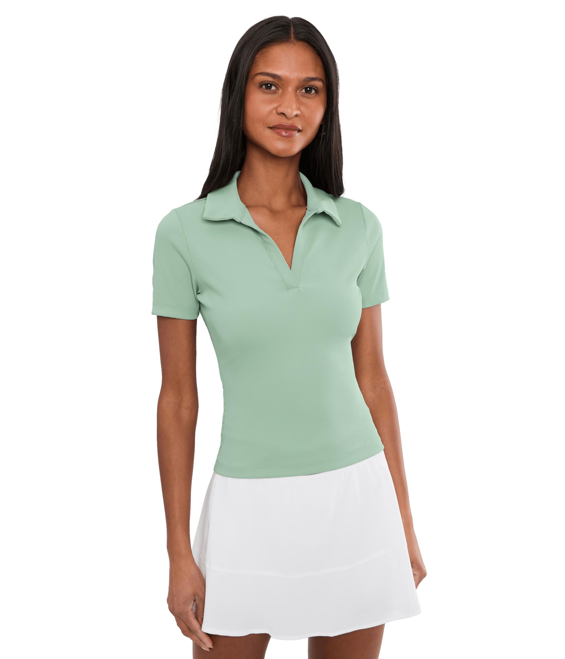 Женский поло Moveknit Short Sleeve V-Neck