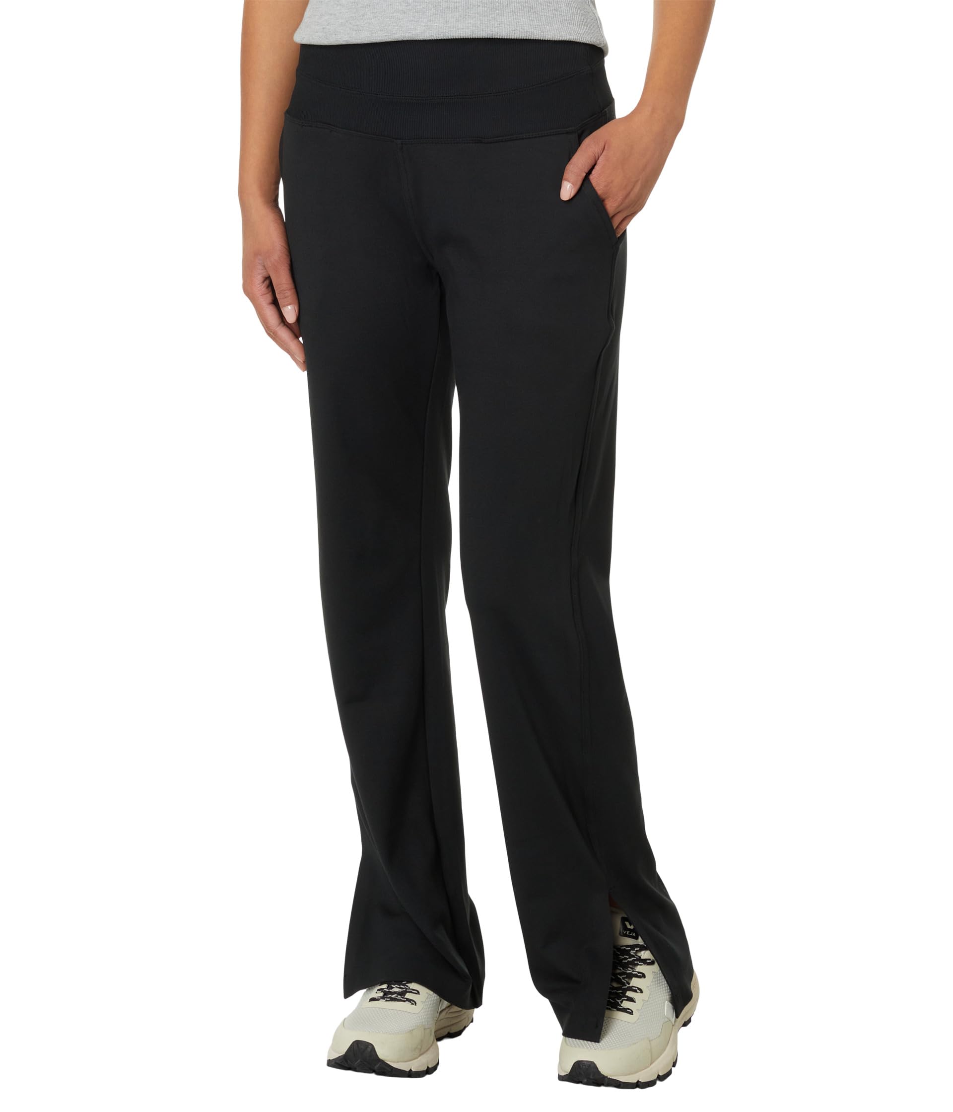 Relaxed Fit Flare Pants With Wicking