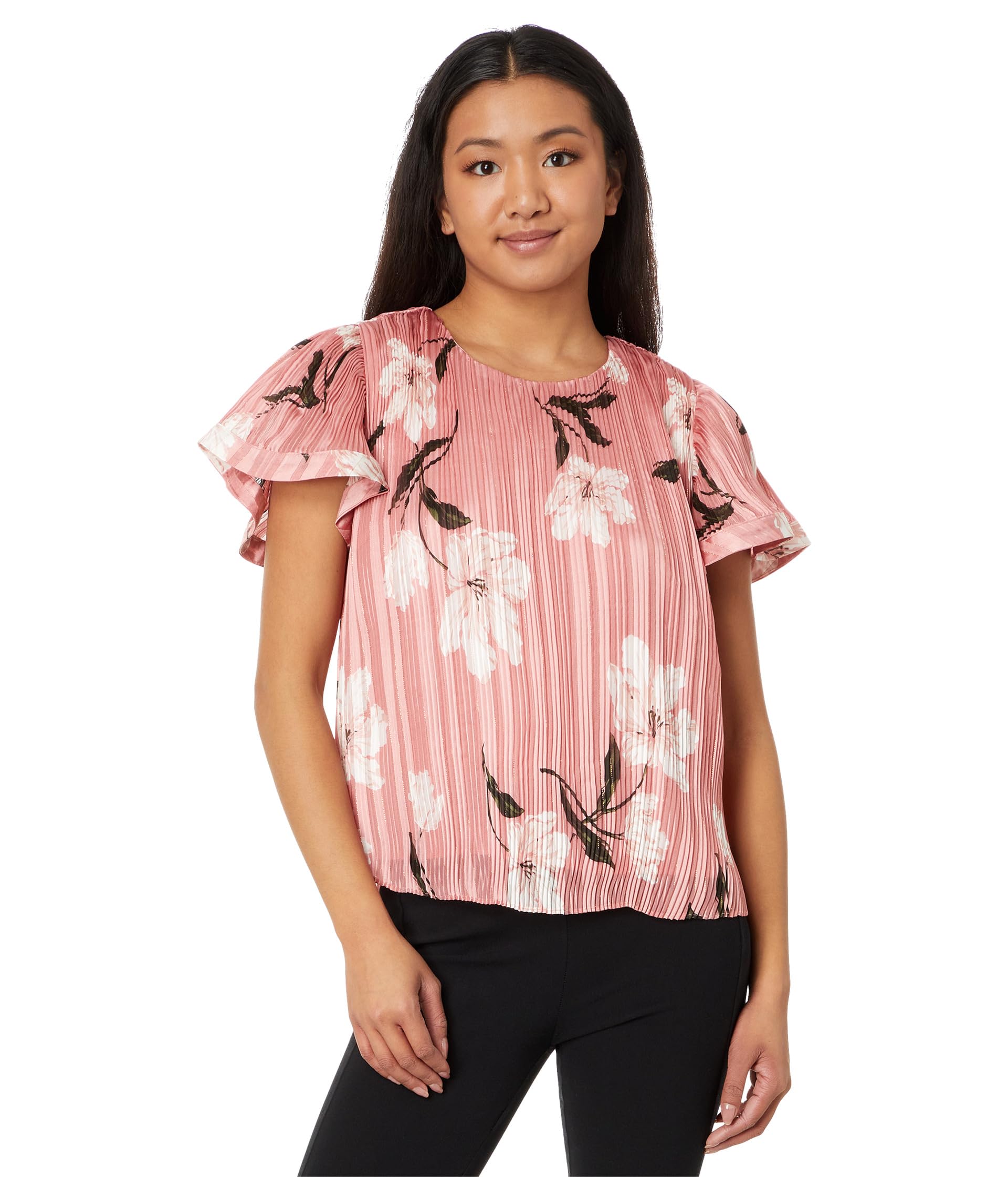 Flowy Pleated Blouse