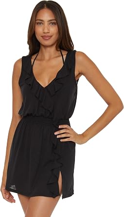 Breezy Basic Cascade Ruffle Dress