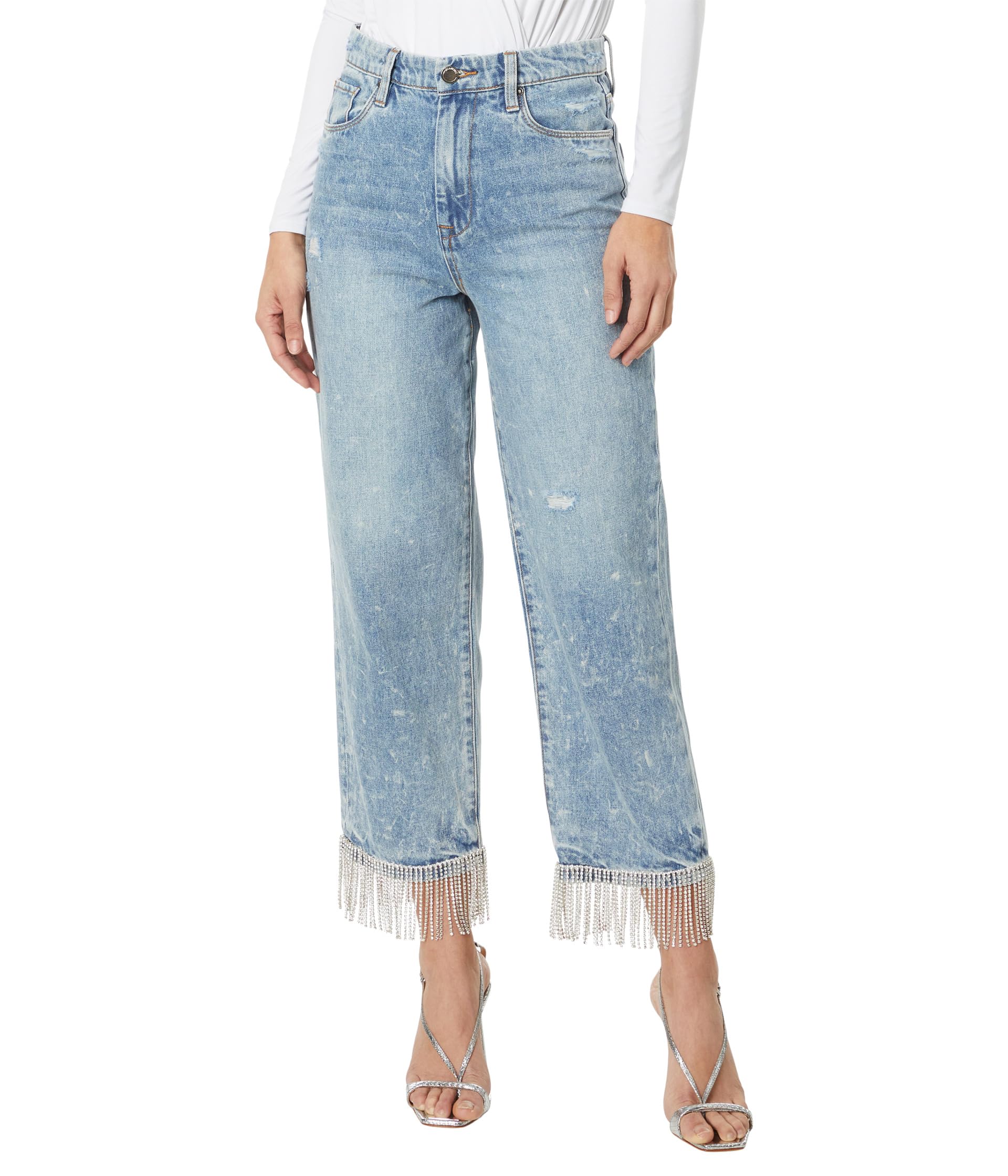 Джинсы Heart And Soul Baxter Denim с отделкой из страз
