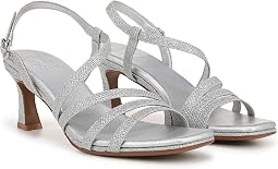 Silver Faux Leather
