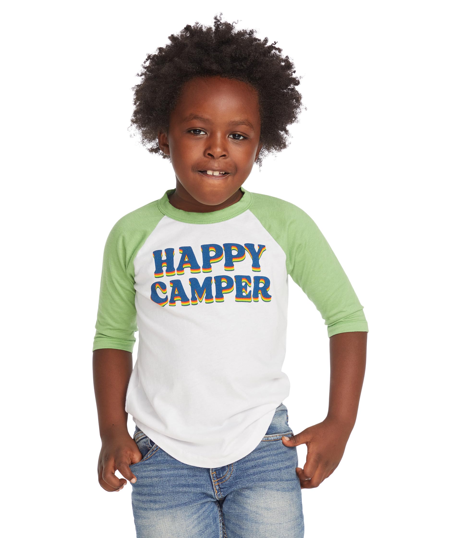 Детская футболка Happy Camper Raglan Tee