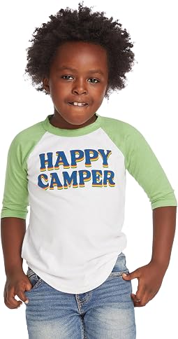 Детская футболка Happy Camper Raglan Tee