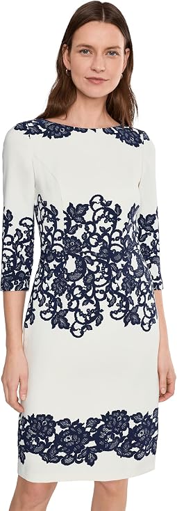 Короткое платье Scroll Lace
