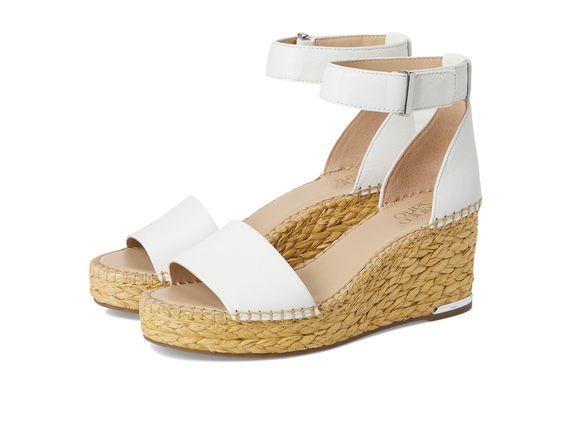 Clemens Raffia Espadrille Wedge Heel Sandals