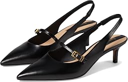Khloe Pointed Toe Slingback Kitten Heel