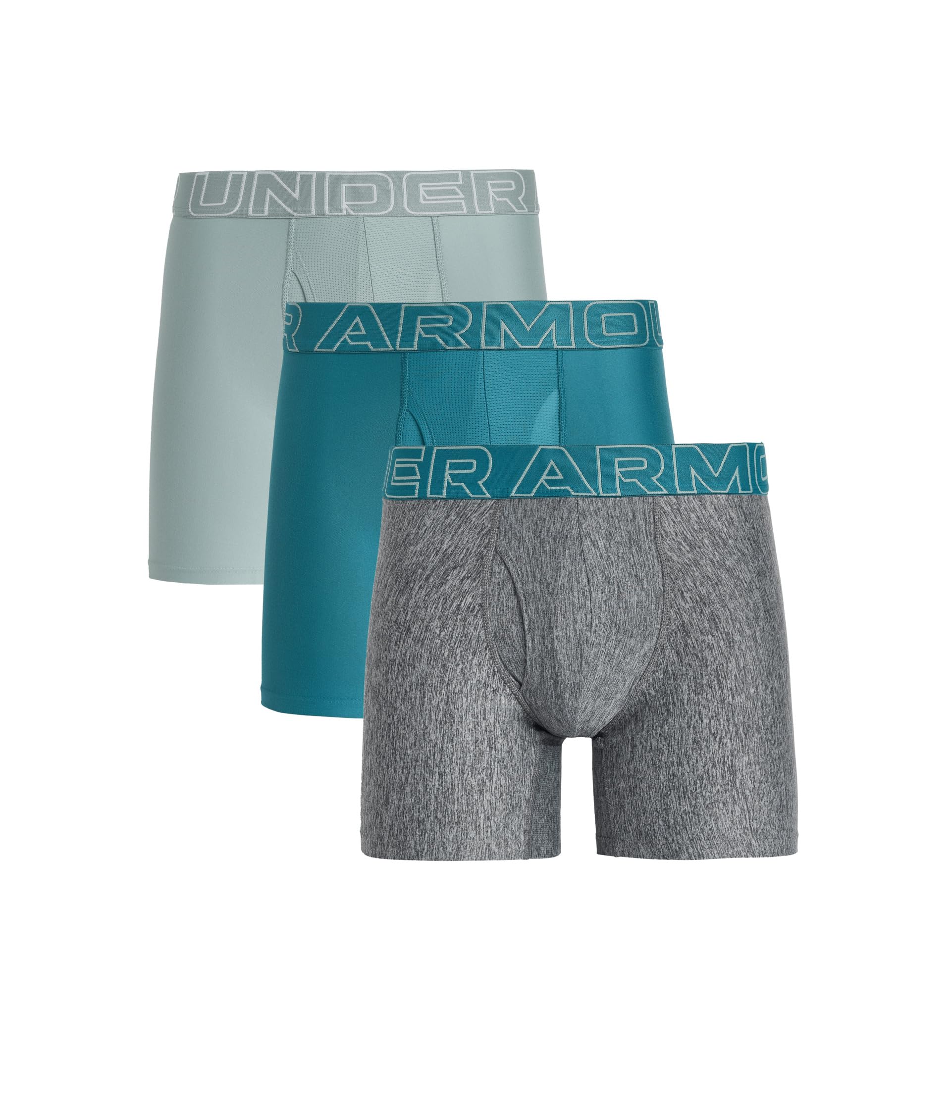 Боксеры Under Armour 3-Pack Performance Tech Solid 6" Мужские