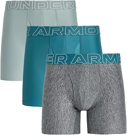 Боксеры Under Armour 3-Pack Performance Tech Solid 6" Мужские