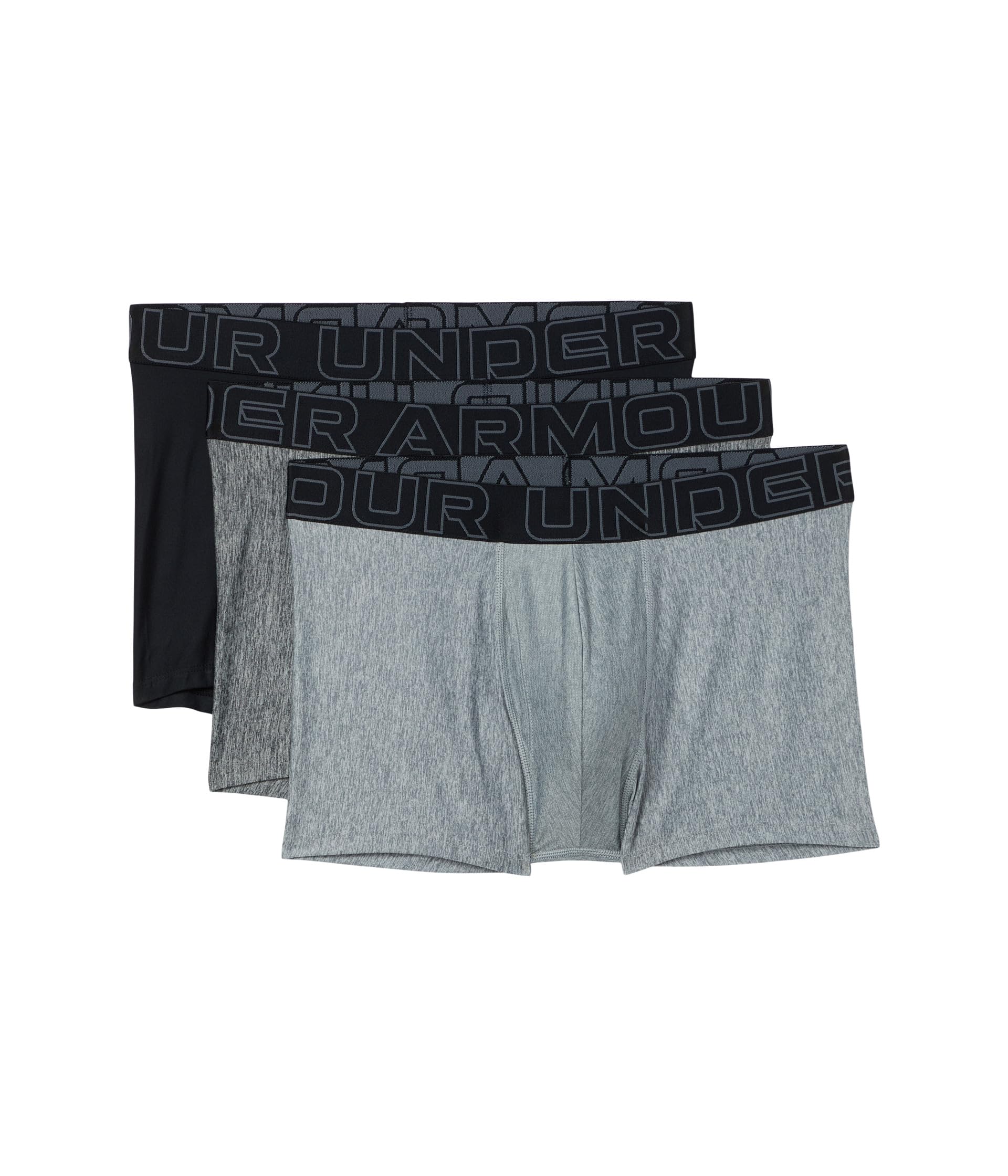 3-Pack Performance Tech Solid 3" Boxer Briefs