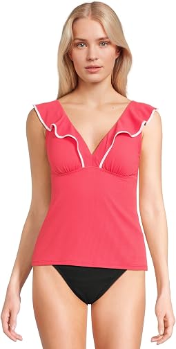 Женский топик Island Cays Cabana Ruffle Tankini Tommy Bahama