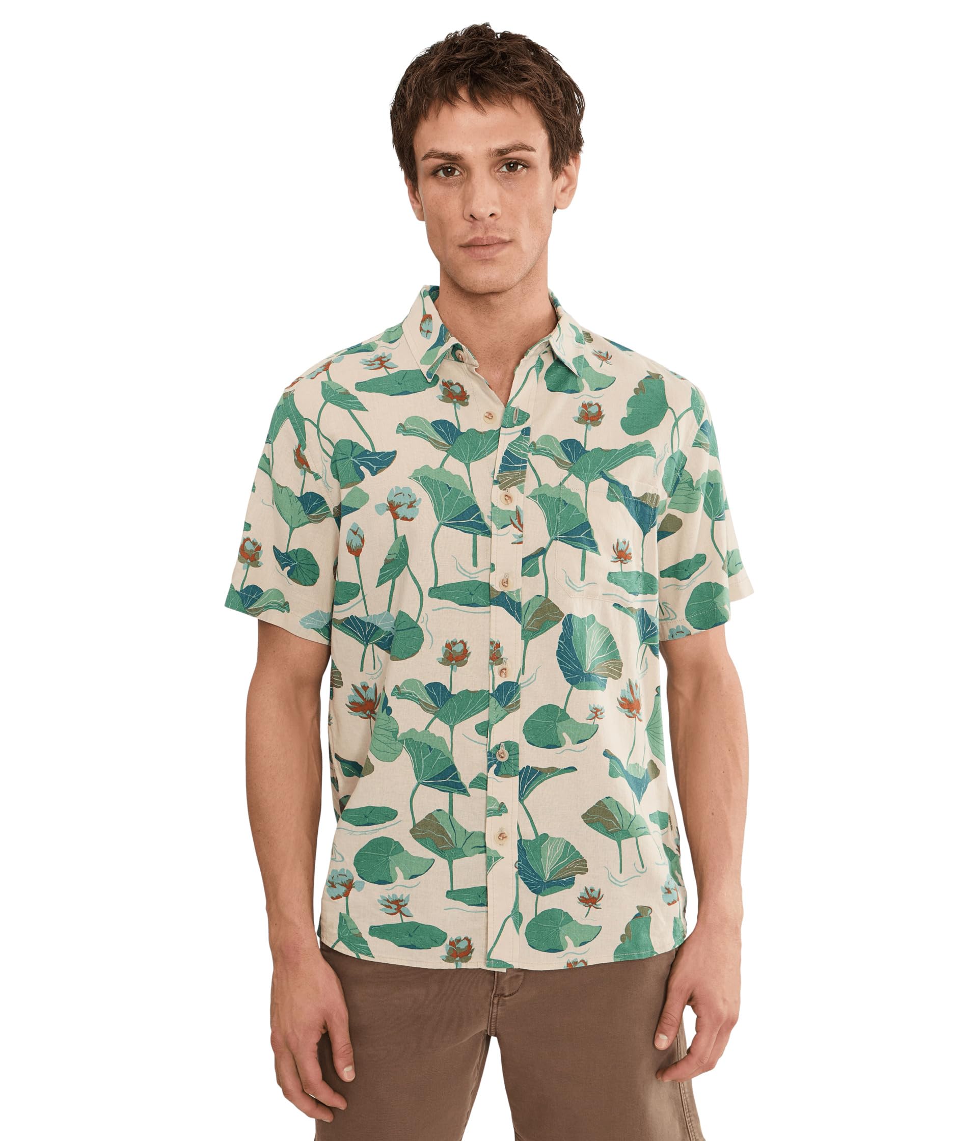 Рубашка Dawson Linen Shirt Short Sleeve