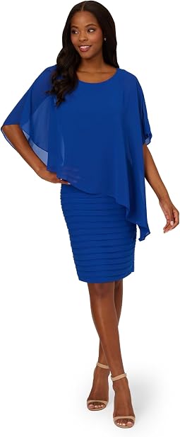 Chiffon Cape Dress