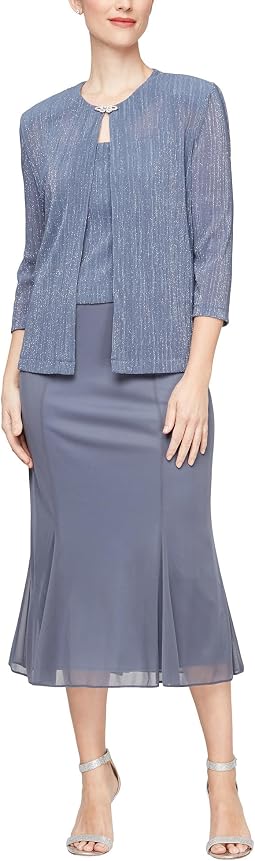 Tea Length Jacket Dress