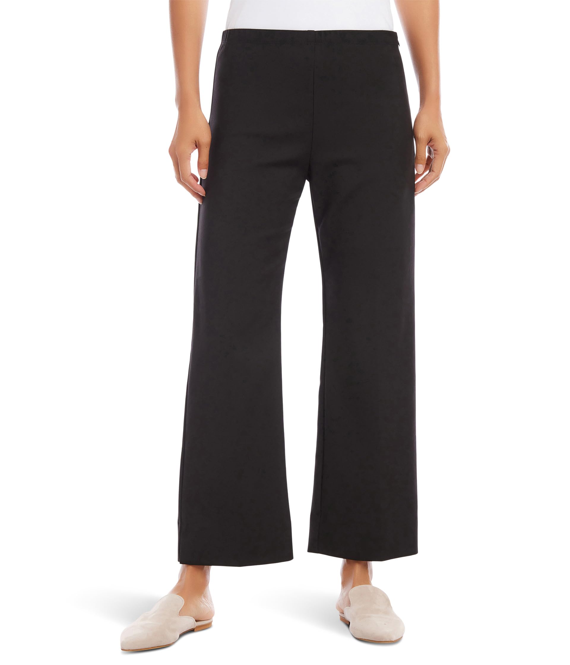 Cropped Wide Leg Pants