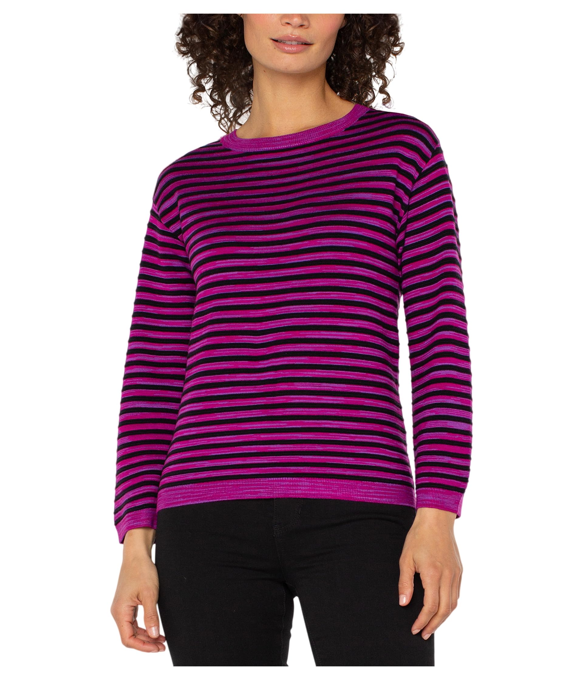 Long Sleeve Boxy Boat Neck Sweater