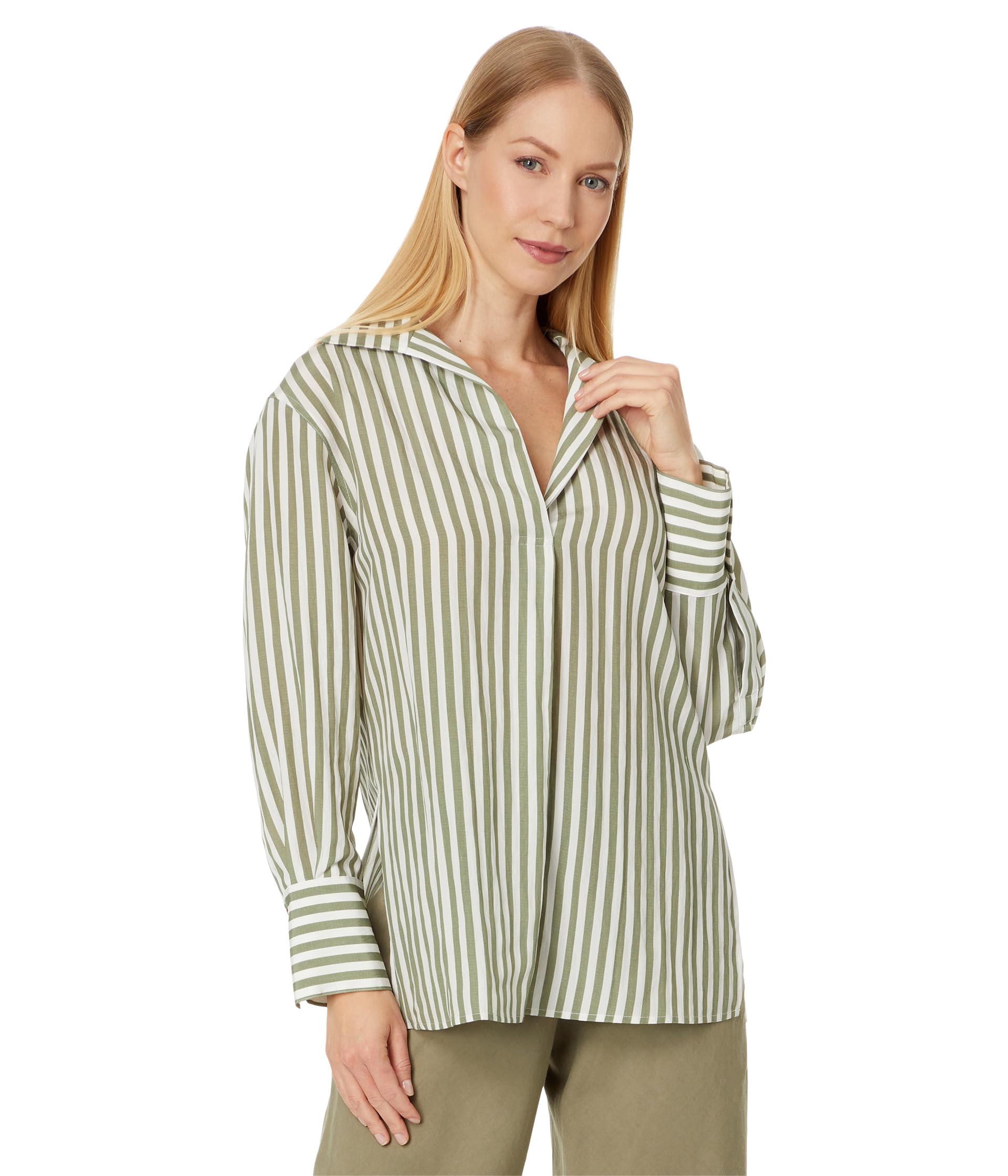 Джемпер Vince Coast Stripe Shaped Collar Женский