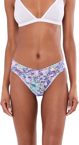 Signature Lace Printed Original Rise Thong