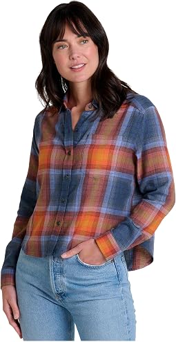 Re-Form Flannel Boxy Long Sleeve Shirt