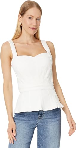 Sweetheart Seamed Top