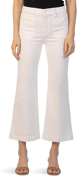 Джинсы Meg High Rise Wide Leg с накладными карманами