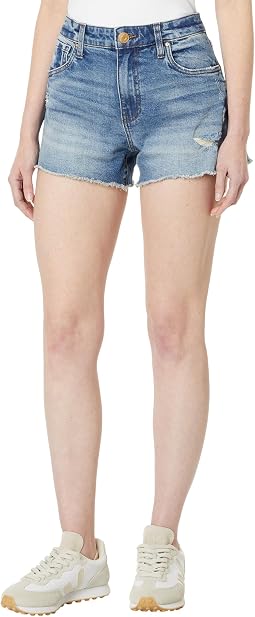 Jane High-Rise Shorts With Fray Hem