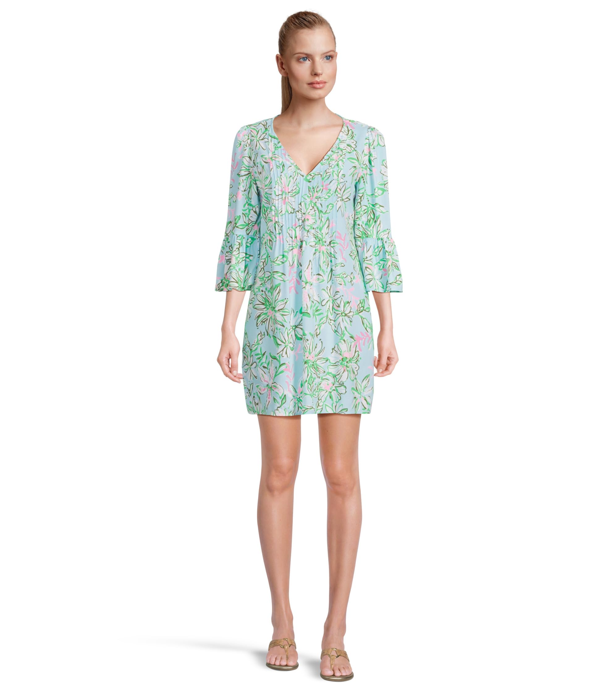 Danika 3/4 Sleeve Tunic Dress