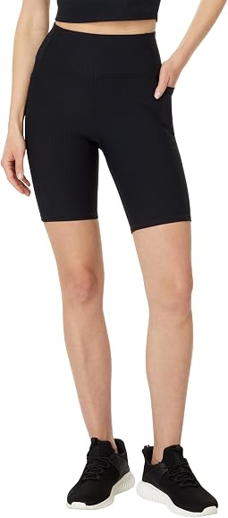 Go Walk Ribbed High Waist 8 inch Bike Shorts