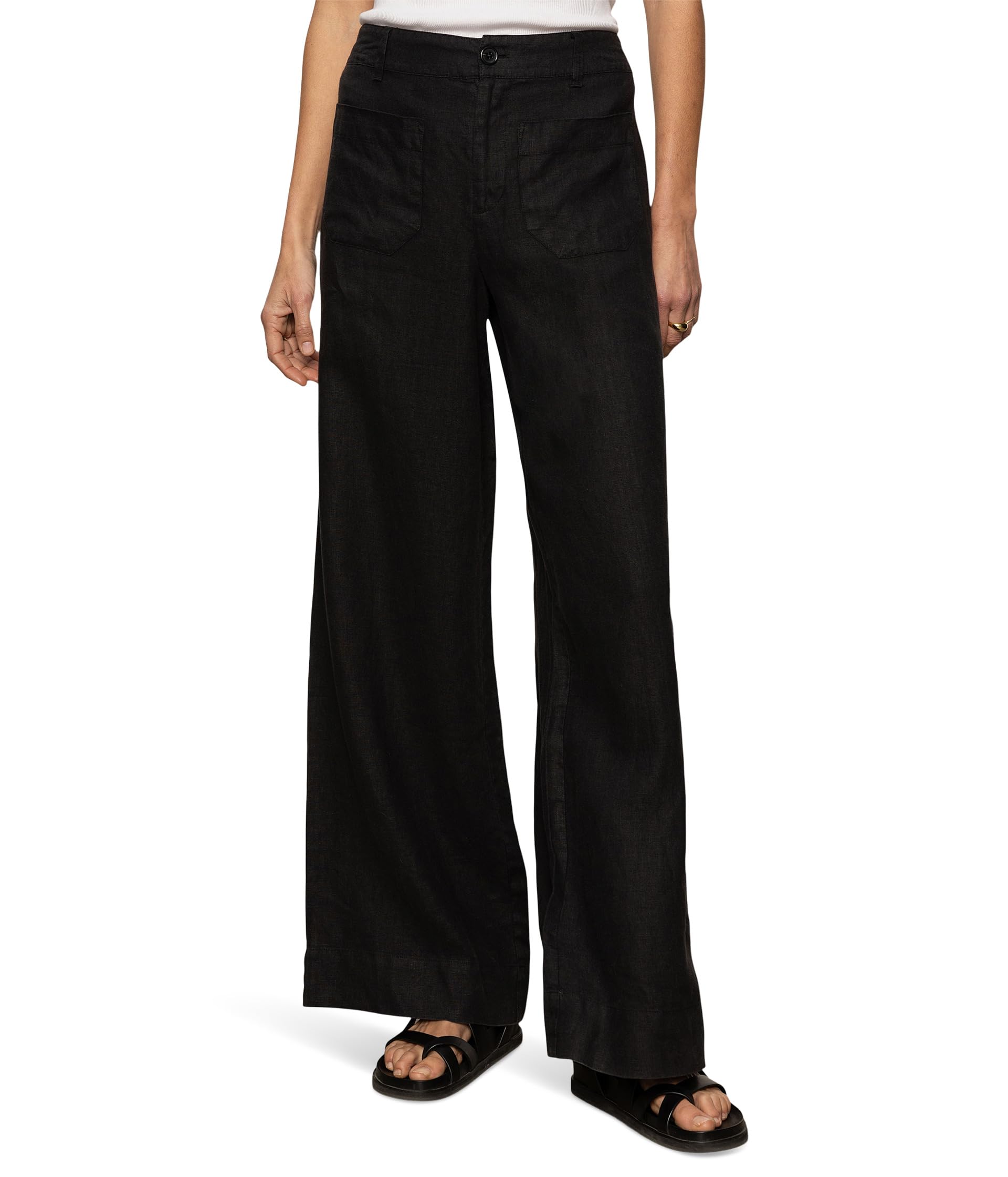 The Linen Marine Wide Leg
