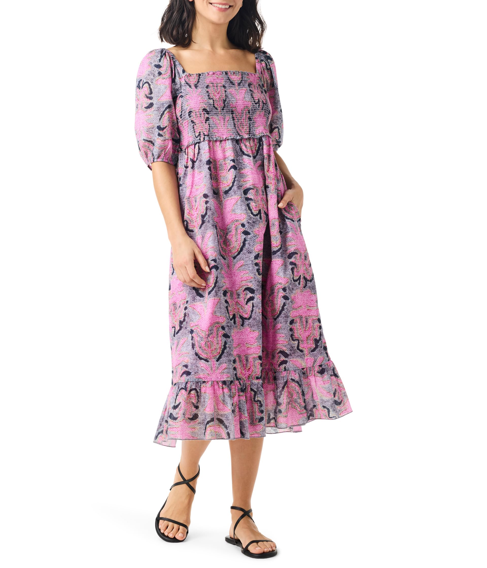NIC+ZOE Petal Patch Dress платье Женский