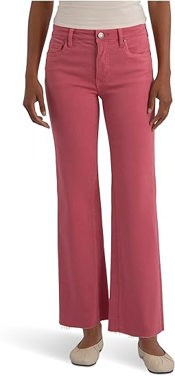Kelsey High-Rise Fab Ab Ankle Flare-Inset Leg