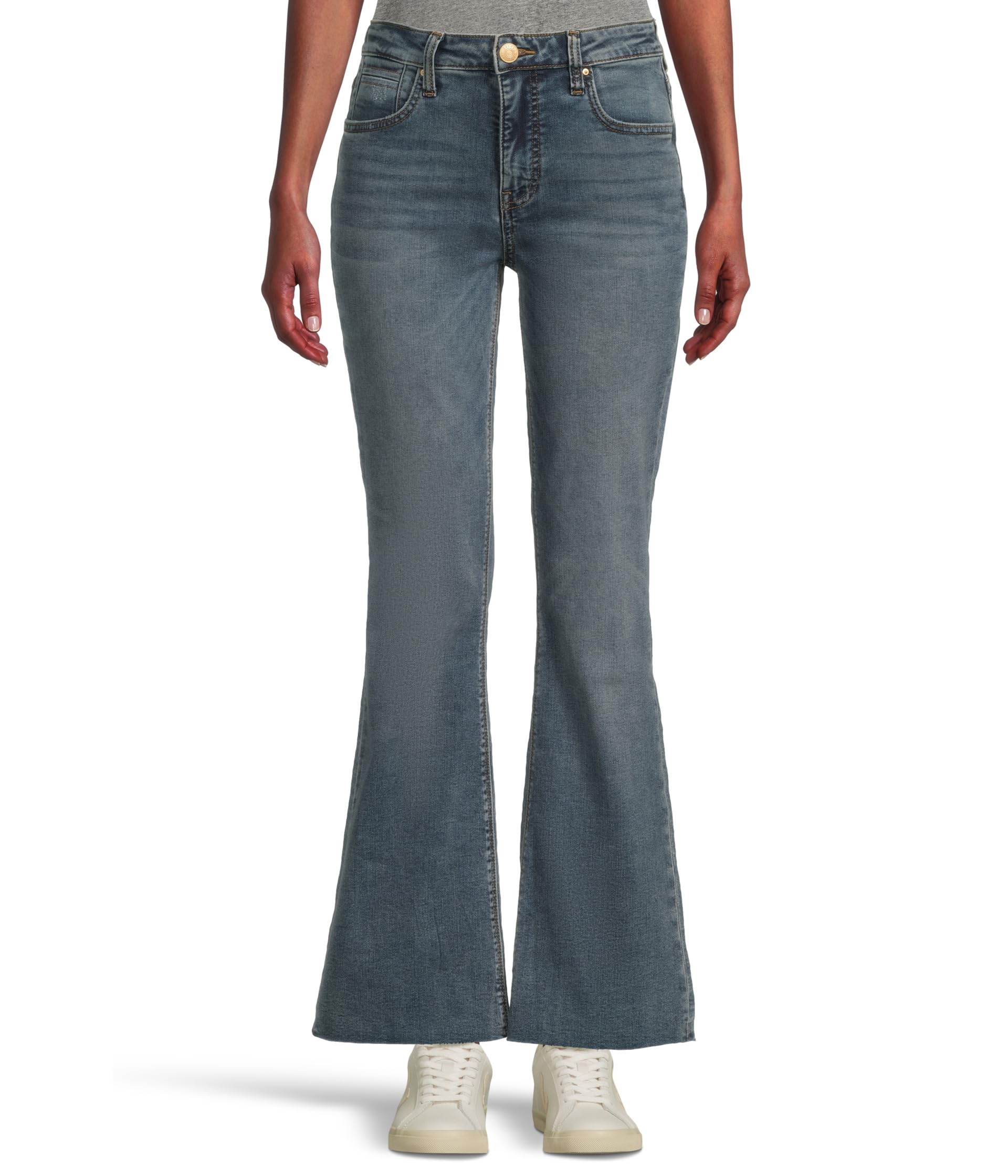 Stella High-Rise Fab Ab Flare W/Raw Hem