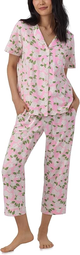 Комплект пижамы из органического хлопка, укороченный
