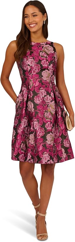 Jacquard Envelope Short Dress